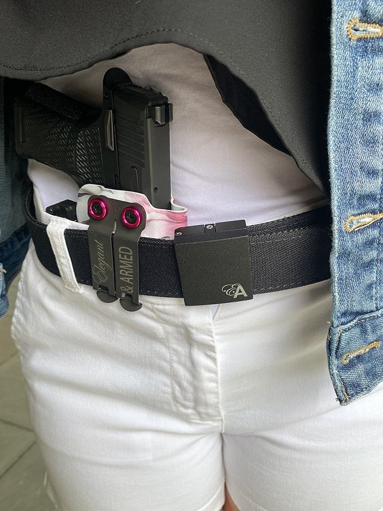 Logo Etched - Concealed Carry Belt