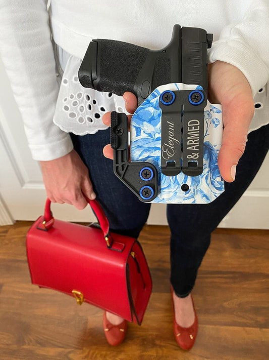 Blue Floral - IWB Custom Holster