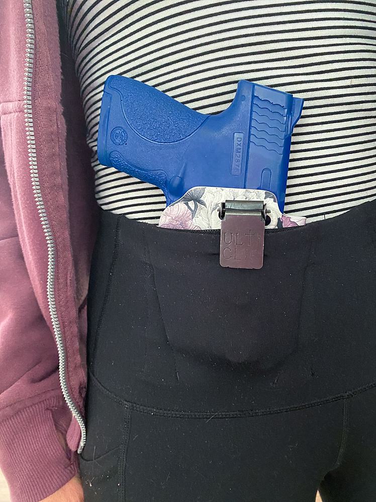 Concealed Carry Leggings - Matte 7/8