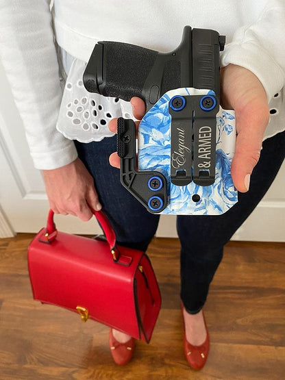 Blue Floral - IWB Custom Holster