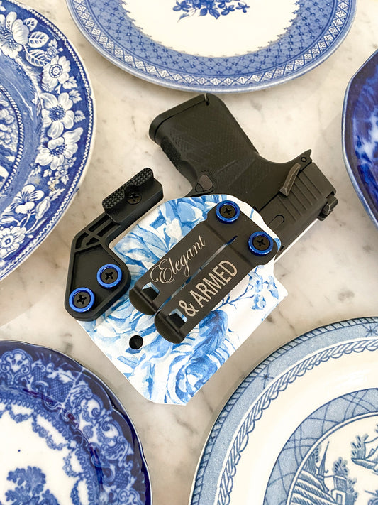 Blue Floral - IWB Custom Holster