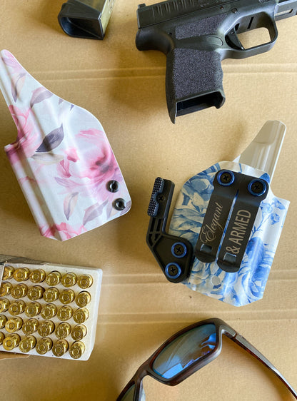 Blue Floral - IWB Custom Holster