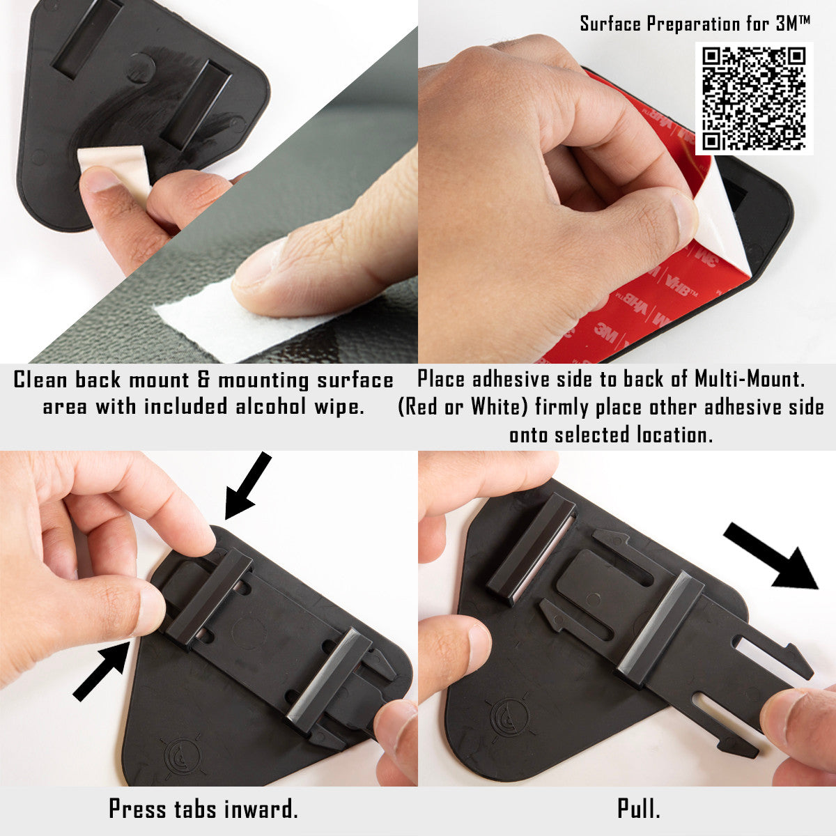 Multi-Mount Velcro Platform