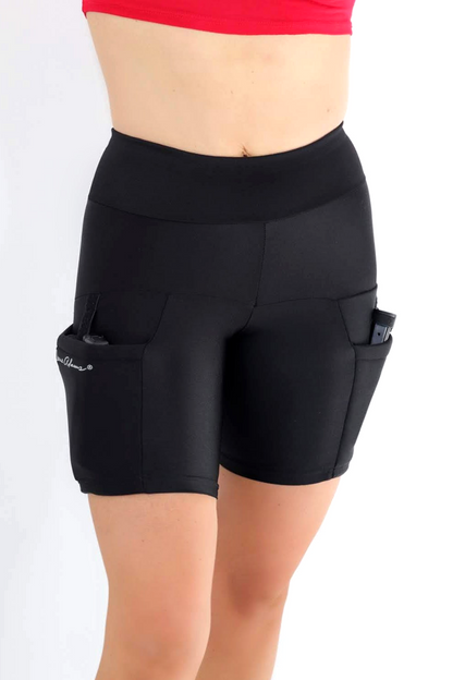 Outer Thigh Holster Shorts (Black)