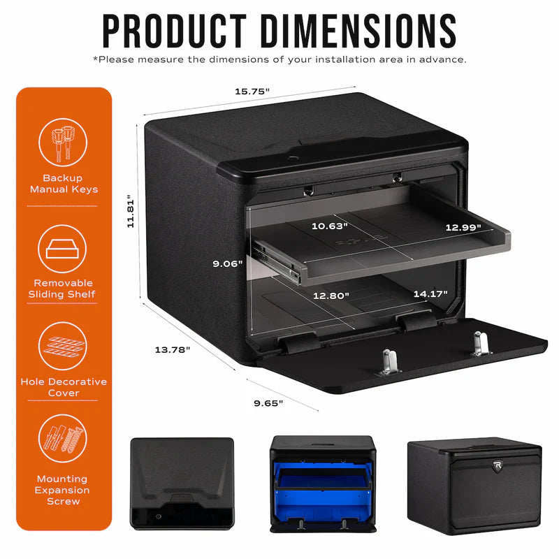 Kube - Dual Layer Handgun Safe